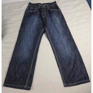 Vtg Southpole Jeans‎ Skater Wide Leg Large Pockets  32 X 32